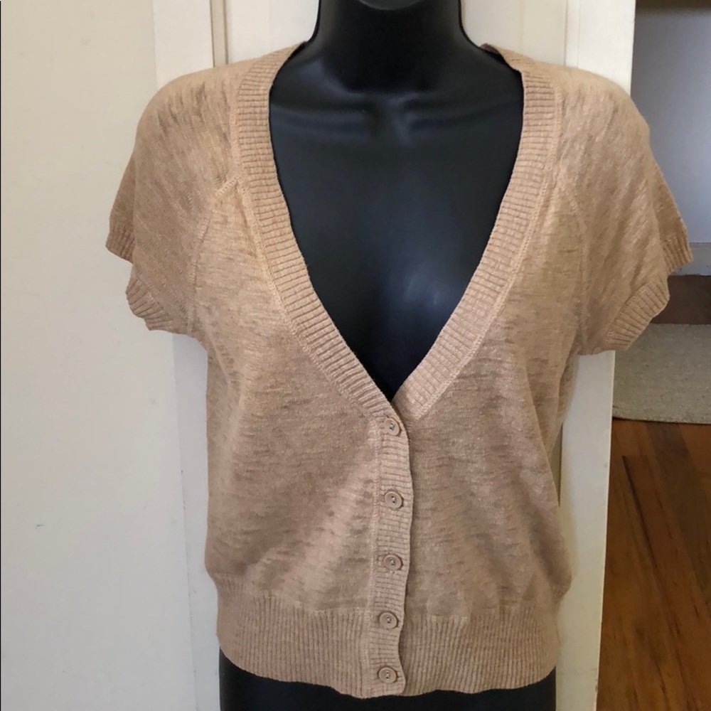 Mossimo light weight tan sweater- size XS
